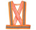 High Visibility Vest, One Size, Polyester, Fluorescent Orange